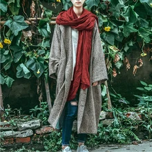 Johnature женское винтажное шерстяное пальто зимнее новое пальто с отложным воротником размера плюс женская одежда теплое пальто кофейного цвета на пуговицах с карманами