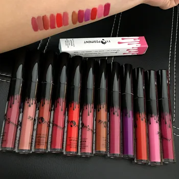 

12PCS/Set Brand Batom Nude Lipstick for Lips Cosmetics Matte Liquid Lipstick Waterproof Lips Kit