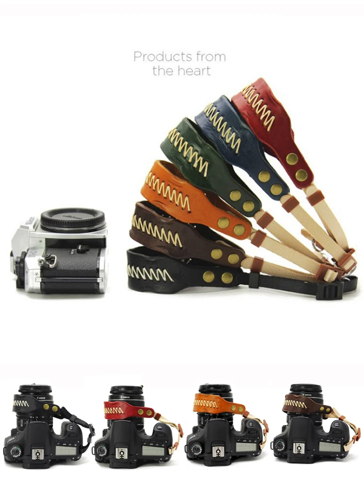 

BIZOE Camera Leather Wrist Strap - Comfort Padding, Enhanced Hand Grip Stability and Security for All Canon Nikon Sony