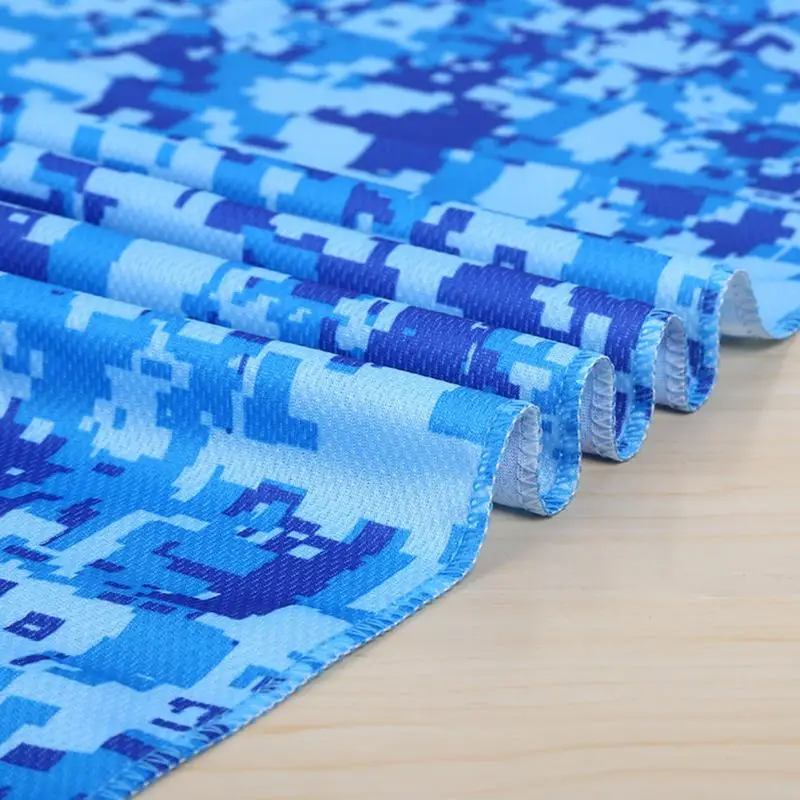 1Pcs Outdoor Sports Camouflage Printing Yoga Fitness Fitness Heatstroke Cold Towel 90*30cm