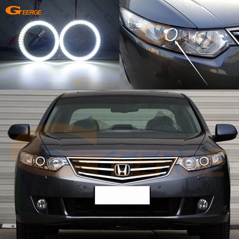 

For Honda SPIRIOR 2009 2010 2011 2012 2013 smd led Angel Eyes kit Day Light Excellent Ultra bright illumination DRL