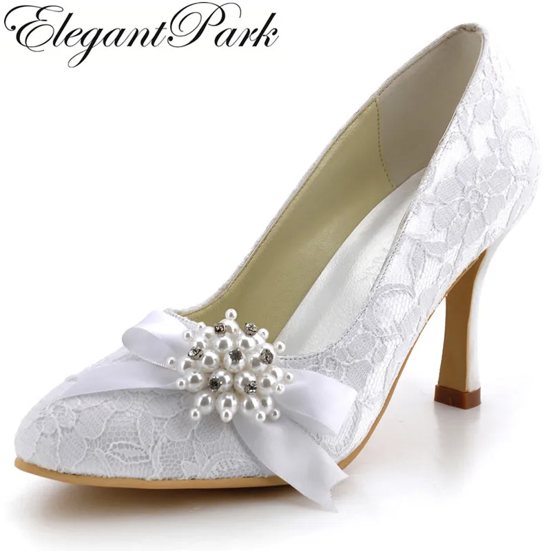 ivory pointed toe heels