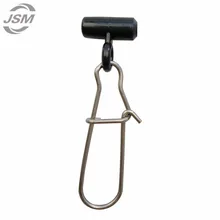 JSM 50 шт. рыболовное грузило фиксаторы скольжения черная пластиковая головка поворотный с хорошей оснасткой рыболовные весовые слайды для оплетки лески