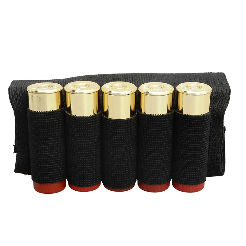 1Pcs Elastic Fabric Ammunition Carrier Airsoft Tactical Hunting Shotgun