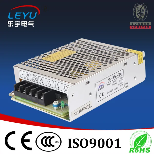 

factory directly cheap price CE RoHS Approved 35w 24v single output ac dc power supply for 3D printer made in china