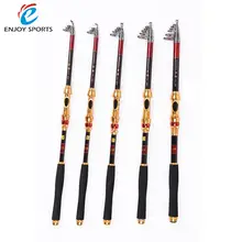 Портативная карбоновая жесткая Удочка сверхжесткая телескопическая удочка спиннинговая морская Удочка 2,1 М 2,4 М 2,7 м 3 м 3,6 м телескопическая удочка