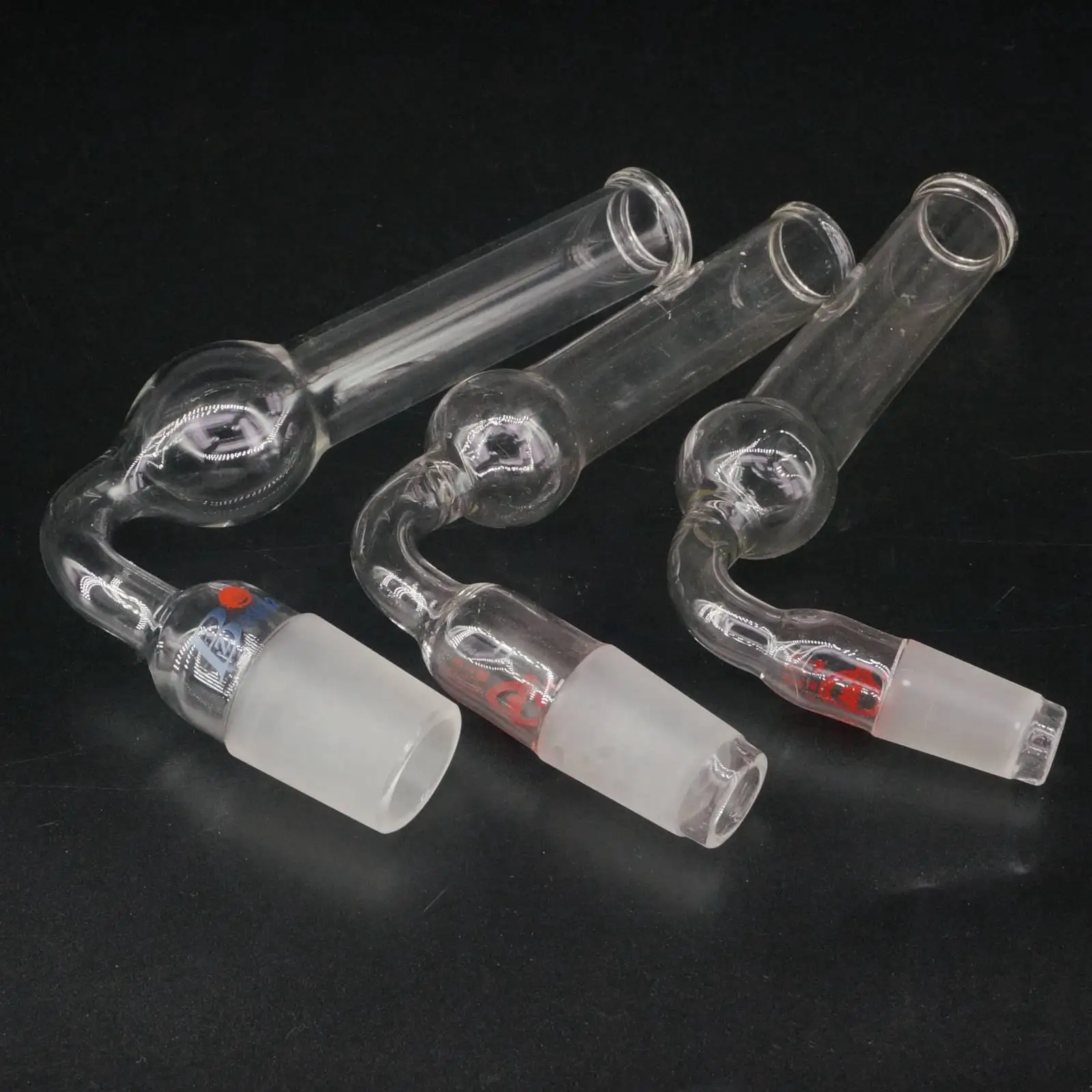 10/19 14/23 19/26 24/29 29/32 Joint Borosilicate Glass Bend Drying Tube Adapter Quickfit Laboratory Chemistry lab glass supplies,lab glass adapter