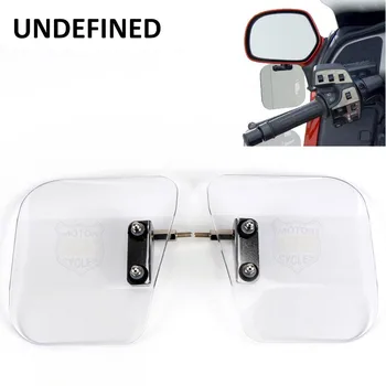 

For Honda F6B GL1800 GL 1800 2001-2017 Motorcycle ABS Clear Air Wing Deflector Windshield Mirror Mount UNDEFINED