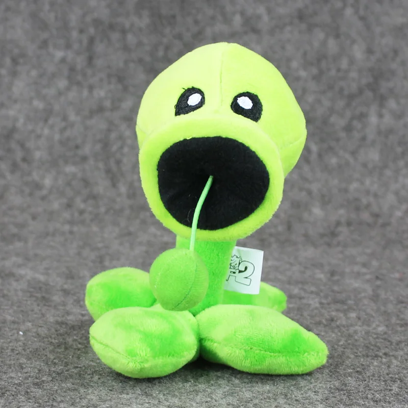 13cm Plants vs Zombies Peashooter Plush Toys PVZ Pea Shooter Doll gifts for...