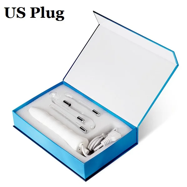 US Plug Портативный Массаж quency D'arsonval подтяжка кожи акне точечный крем для удаления шрамов устройство косметический инструмент для очищения лица массажер - Цвет: US Plug