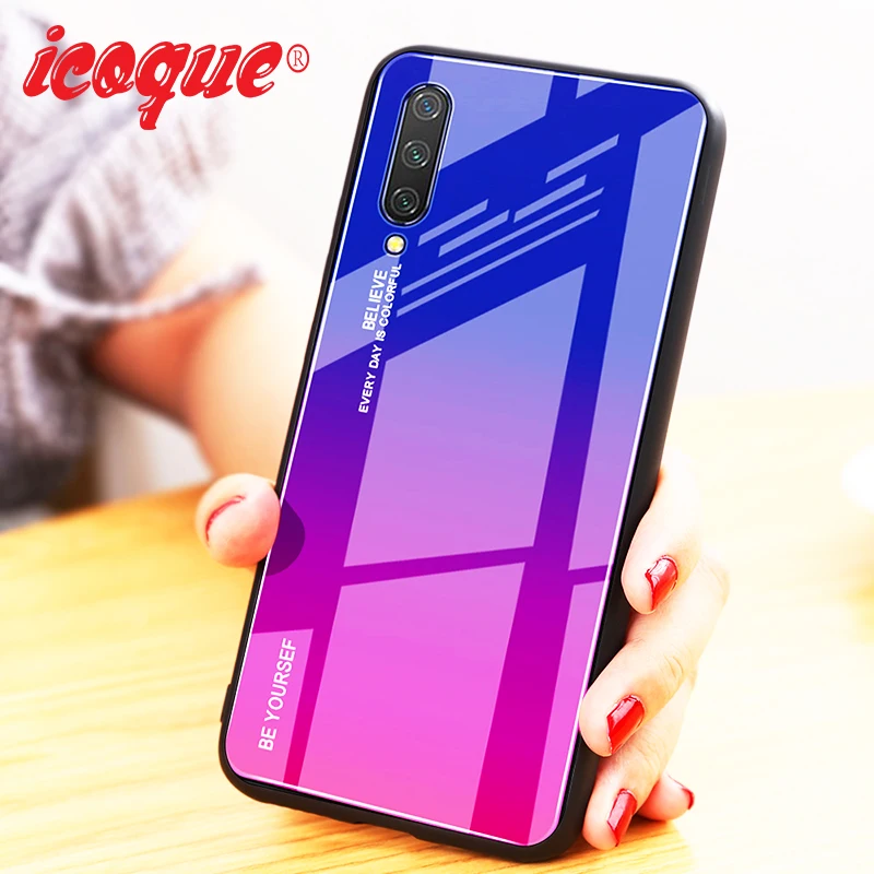 

Tempered Glass Case for Xiaomi Mi 9 SE CC9 6 A2 8 Lite A1 Pocophone F1 Cover For Xiaomi Redmi 7A 6A K20 5 Plus Note 7 6 5 Pro