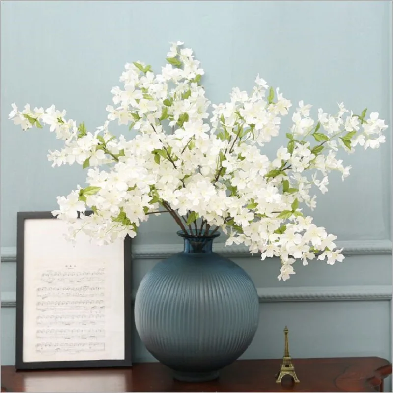

artificial flower dogwood flower High-end wedding decoration White Wedding Items furnishing articles tracery wall No.190013