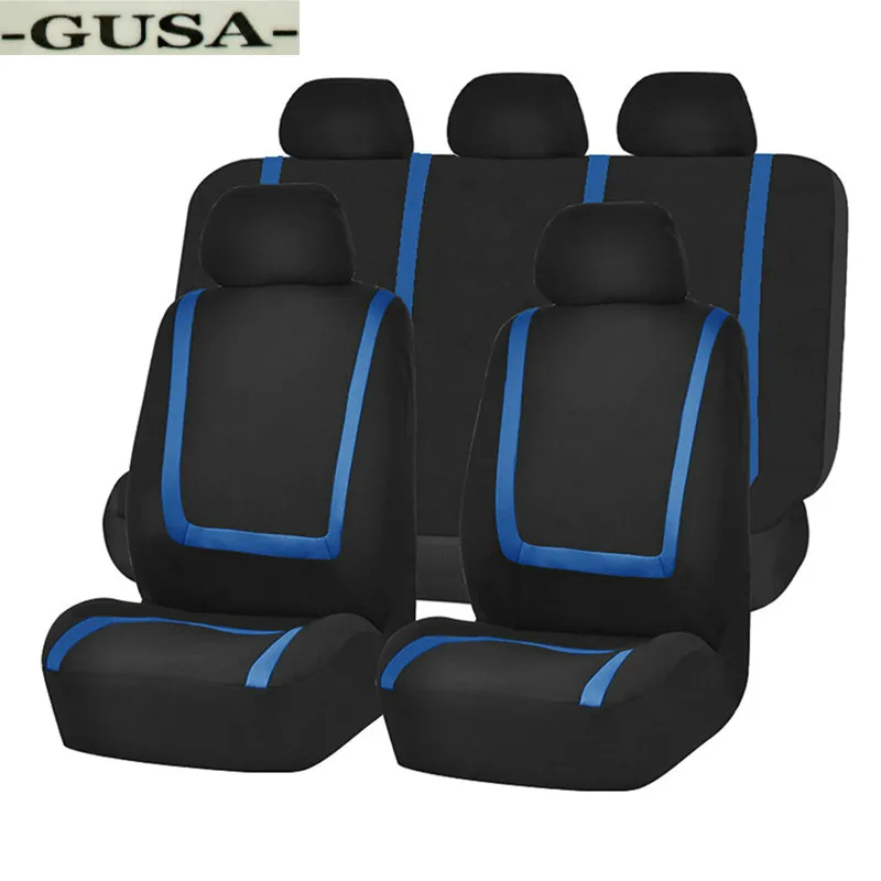 Передняя+ задняя) Специальные кожаные чехлы для автомобильных сидений для Volkswagen vw Passat Polo гольф Tiguan Jetta Touareg авто аксессуары Стайлинг