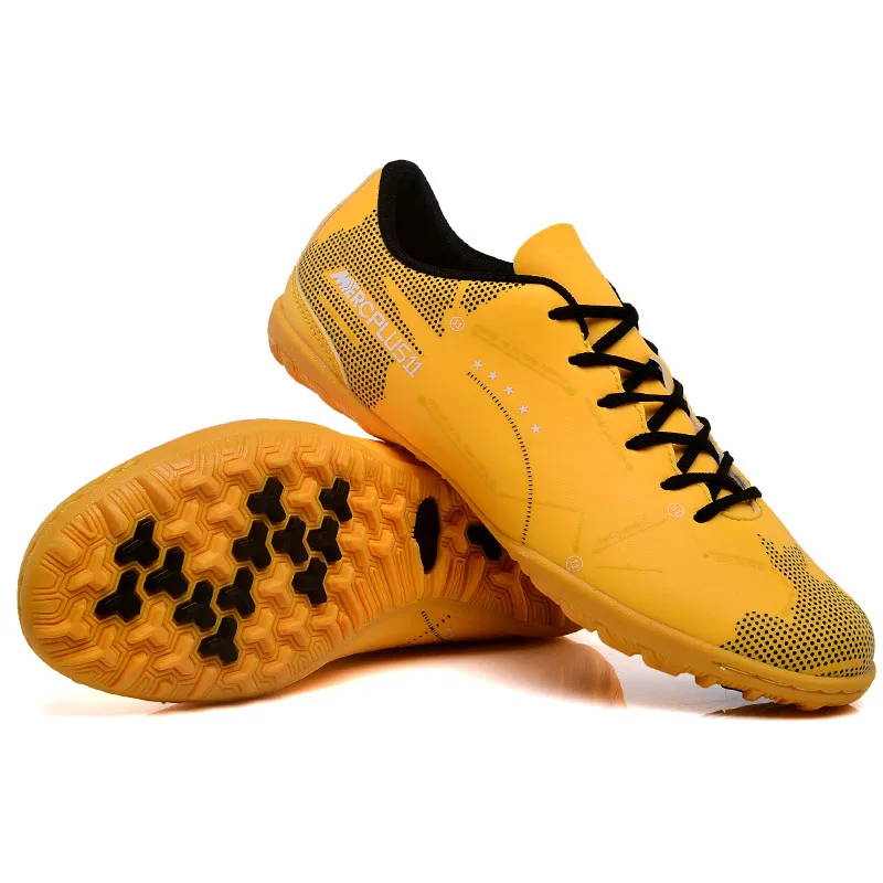 DREAGLE futzalki Крытая tf Спортивная Детская футбольная обувь для мужчин футбольная обувь для мальчиков - Цвет: Оранжевый