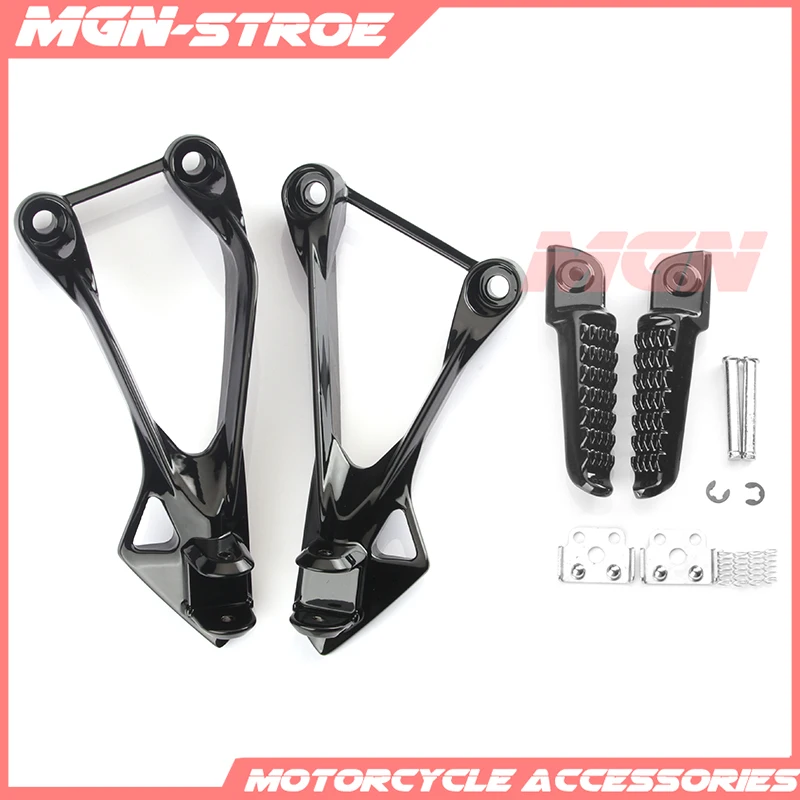 Задние подножки педали для ног кронштейн мотоцикла KAWASAKI ZX6R 2005 2008 05 06 07 08 ZX636