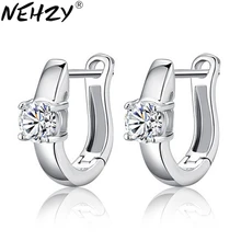 NEHZY – bague à quatre griffes en argent, bijoux en cristal, super flash rétro, modèles féminins mignons, vente en gros d'usine