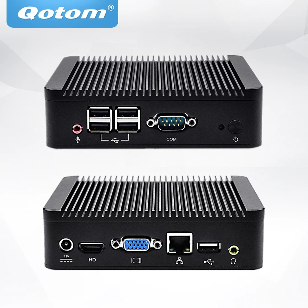 

QOTOM Mini PC Q107N Celeron 1007U Processor Dual core 1.5 GHz, Cheap Mini PC Win XP/ 7/8/10