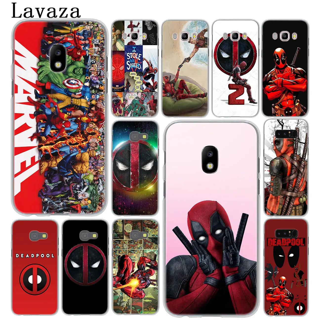 Чехол для телефона Lavaza Marvel Deadpool с логотипом Samsung Galaxy J8 J7 Duo J6 J5 J4 Plus 2018 2017 2016 J2 J3 Prime