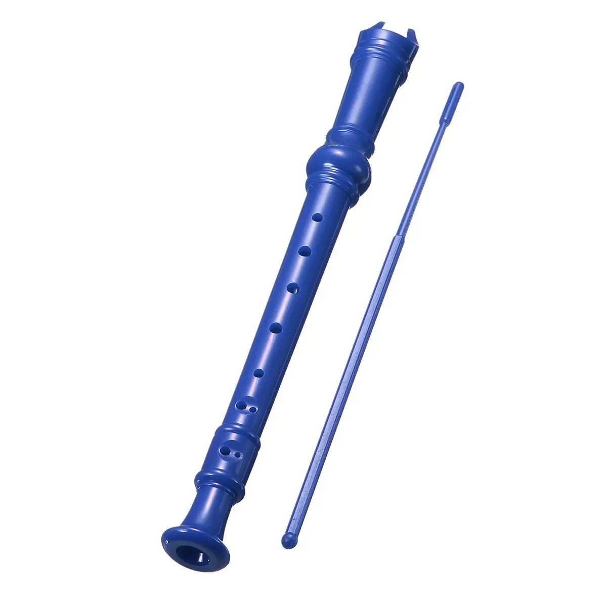 

SEWS-8-Hole Soprano Descant Recorder With Cleaning Rod + Case Bag Music Instrument