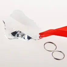 50 мм прозрачный кленовый лист хрусталь K9 призмы подвесные люстры запчасти гирлянда чакра спектры люстры УФ-лампа повесить капли