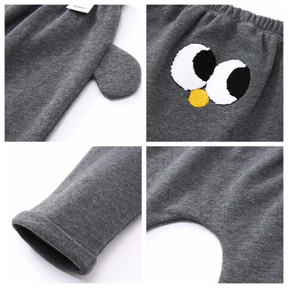 Balabala/Детские Беговые брюки из хлопка с аппликацией; брюки-шаровары для новорожденных девочек и мальчиков; брюки PP