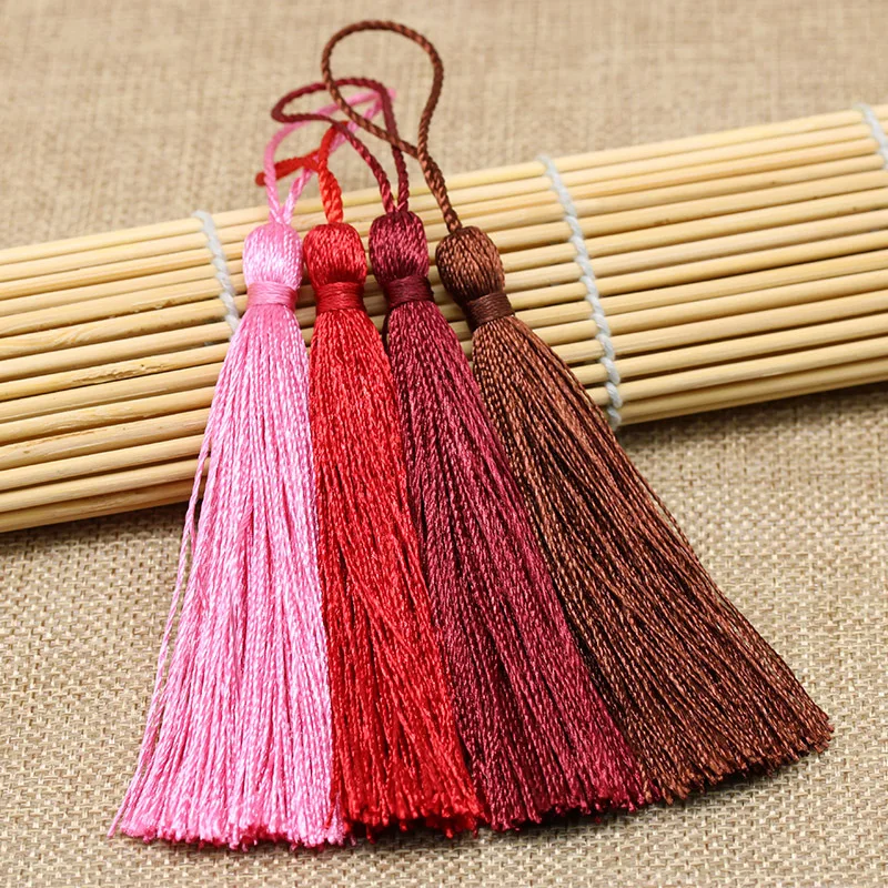 14.5cm Polyester Tassel Multicolor Handmade Woven Rope Making DIY