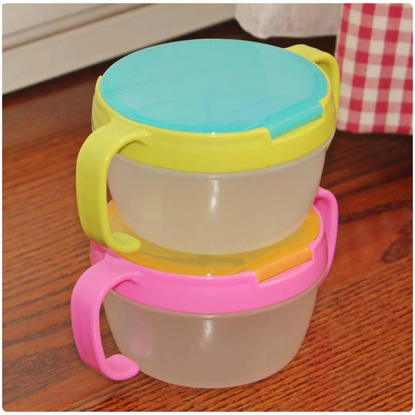 Нулевой вреда герметичный контейнер для детского питания с двойной ручкой детская Чаша для печенья чашка для закусок контейнер для печенья коробки и ящики