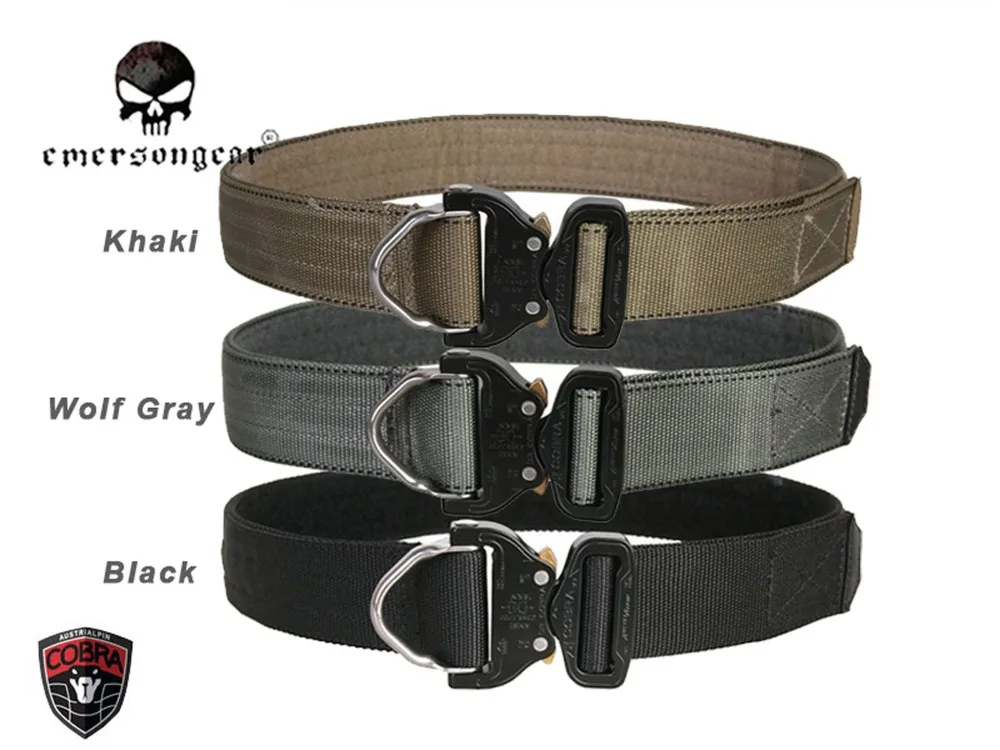 EmersonGear Cobra D Ring Riggers Belt Airsoft Combat Tactical Belt