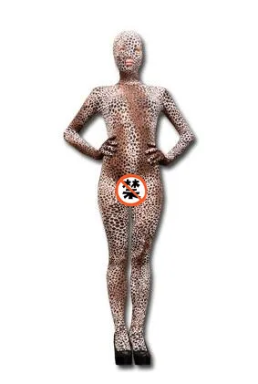 Stretchy Spandex Tiger Streifen Bodysuit Kostüm Damen Leopard Kostüm Stretchy Spandex Tiger Streifen Bodysuit Kostüm Damen Leopard Kostüm