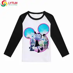 LYTLM/белая футболка для детей, костюм вампира для девочек, рубашки с длинными рукавами для маленьких мальчиков осень 2018 хлопок, vetement enfant fille