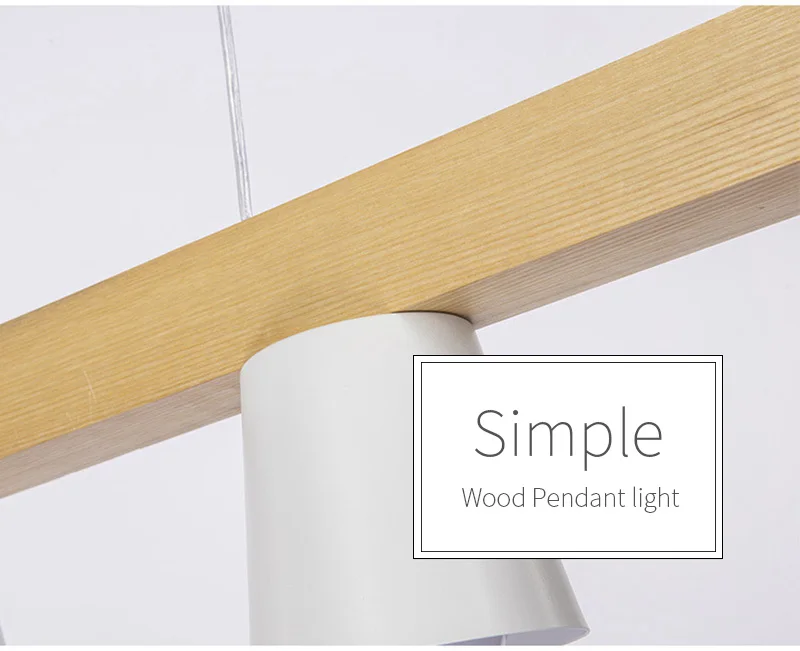Japan Style Simple Wood Pendant Light Modern Black White Lampshade Wooden Pendant Lights Dining Room Hanging Lamp Kitchen Fixture (11)