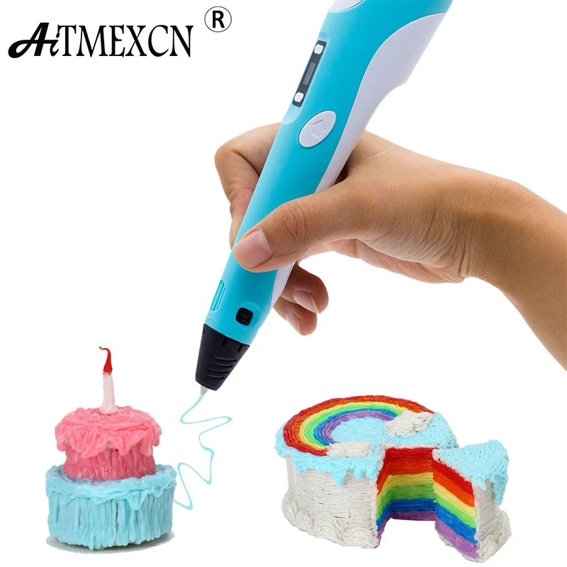 Aitmexcn 3D Printer Pen DIY Drawing2nd Innovative Design