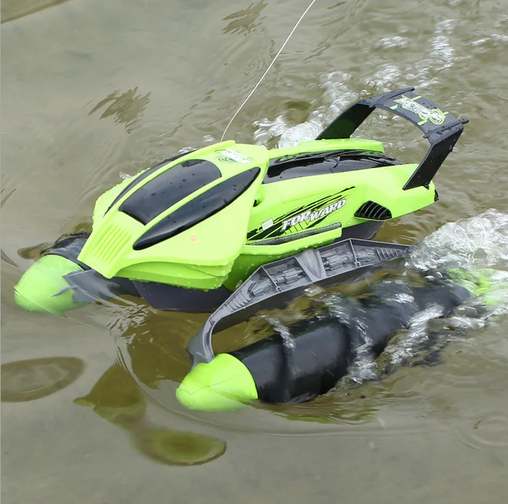 4CH 2,4 GHz RC трюк автомобиль дистанционного управления гоночный автомобиль Вождение на воде и земле Амфибия электрический автомобиль снегоход пляжная игрушка автомобиль