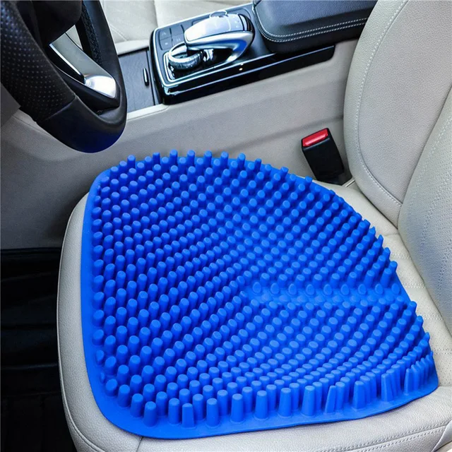 Us 19 89 42 Off Breathable Silicone Massage Car Seat Cover Silica Gel Cushion Non Slip Chair Pad For Office Truck Home 16 5 Inch In