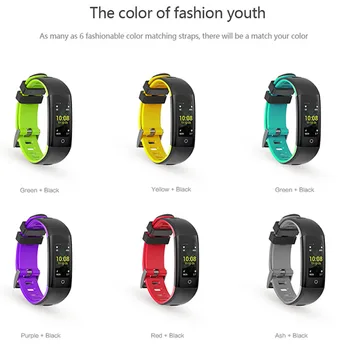 

Fashion Bluetooth Pedometer Smart Wristband Heart Rate Monitor Fitness Tracker Smart Bracelet Color Screen Band for IOS Android