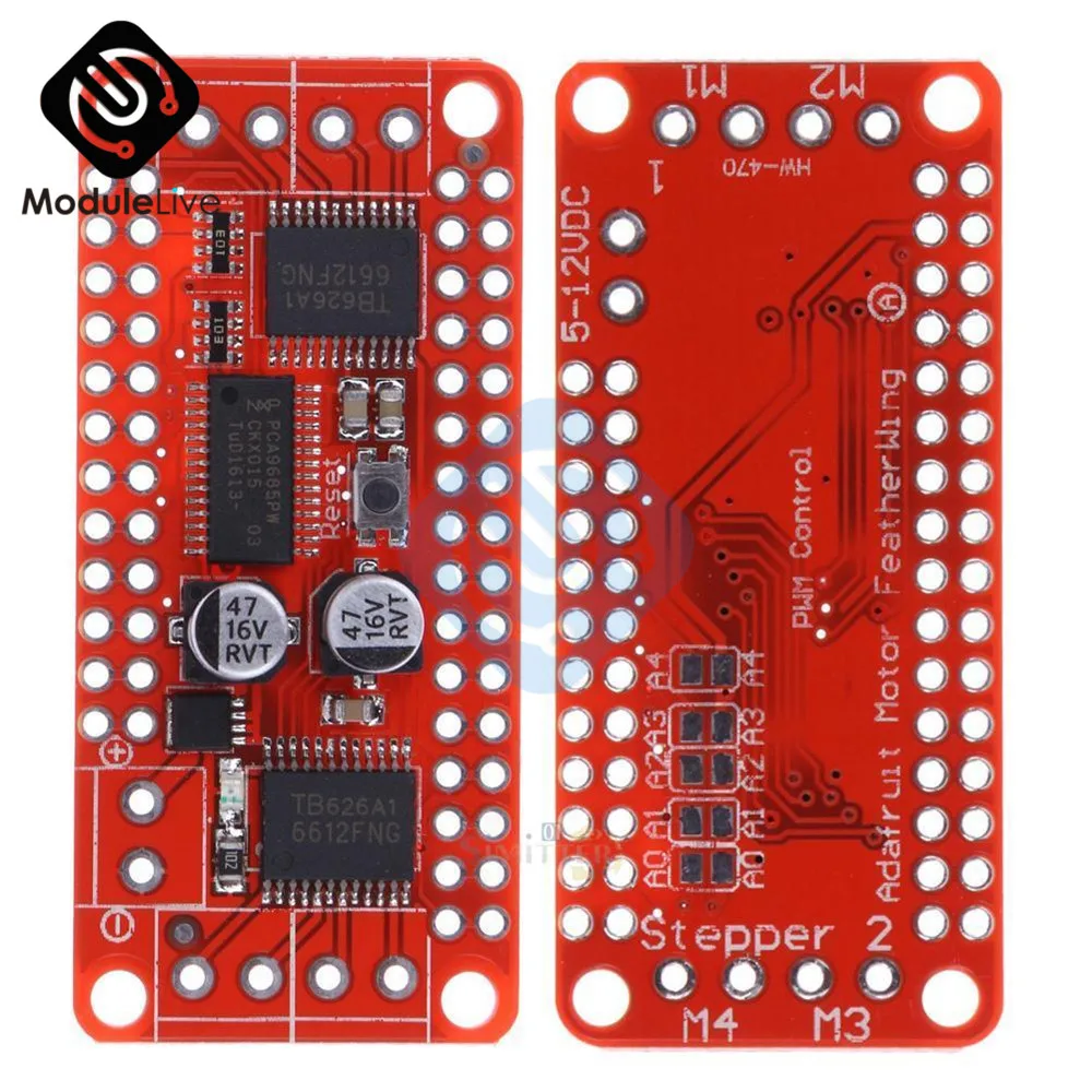 Шаговый двигатель двойной драйвер двигателя постоянного тока плата контроллера PCA9685+ TB6612 для Arduino