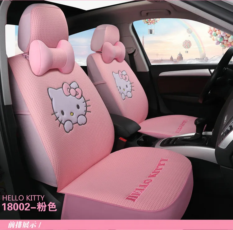 Модные милые автомобильные аксессуары hello kitty Decoracion Para Coches Asientos покрывало для автомобильного сиденья - Название цвета: 6