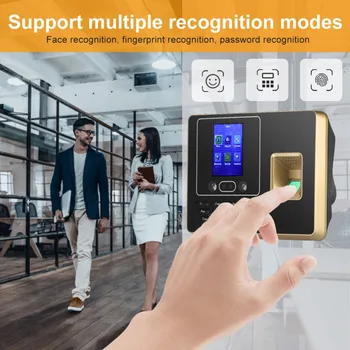

2.8inches TFT LCD Screen Face Fingerprint Recognition Machine Time Attendance Clock Recorder US