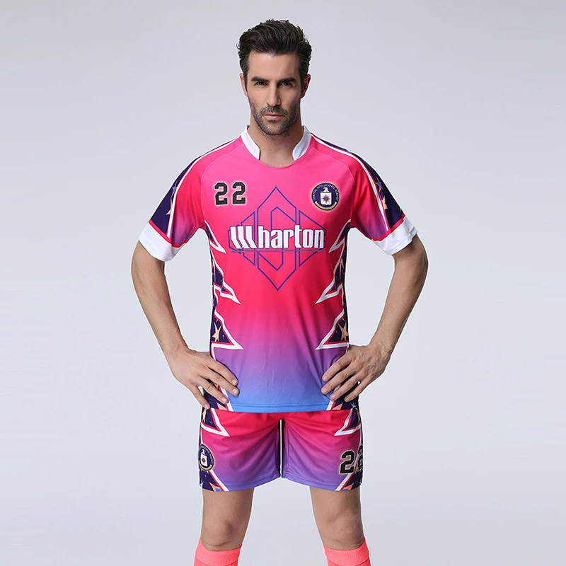 Customise sublimation soccer jerseys for your team with logos