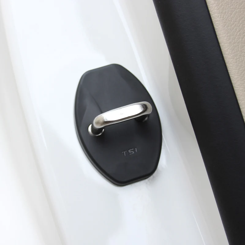 Car Styling ABS Door Stopper Protection Cover For Skoda Octavia A7 Fabia Rapid Yeti For VW Jetta Passat B5 B6 B7 CC Golf Polo car door protection pad