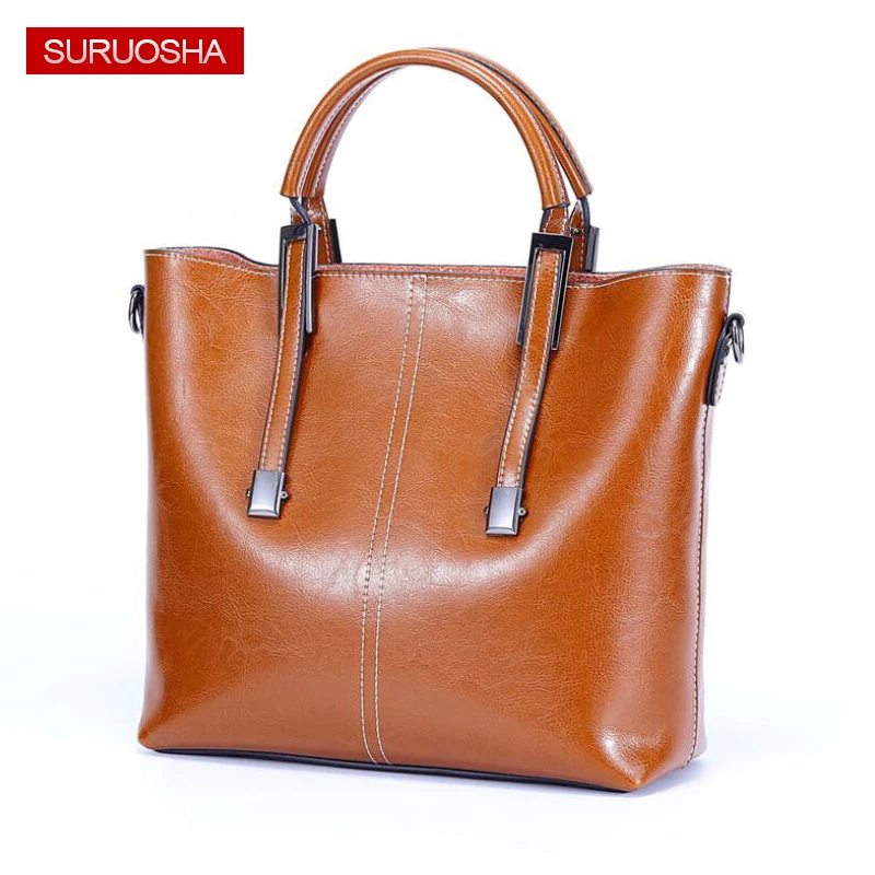 

Women Genuine Leather Tote Handbags New Luxury Designer Female Crossbody Bags Simple Shoulder Bag Luxury Bag Large Capacity