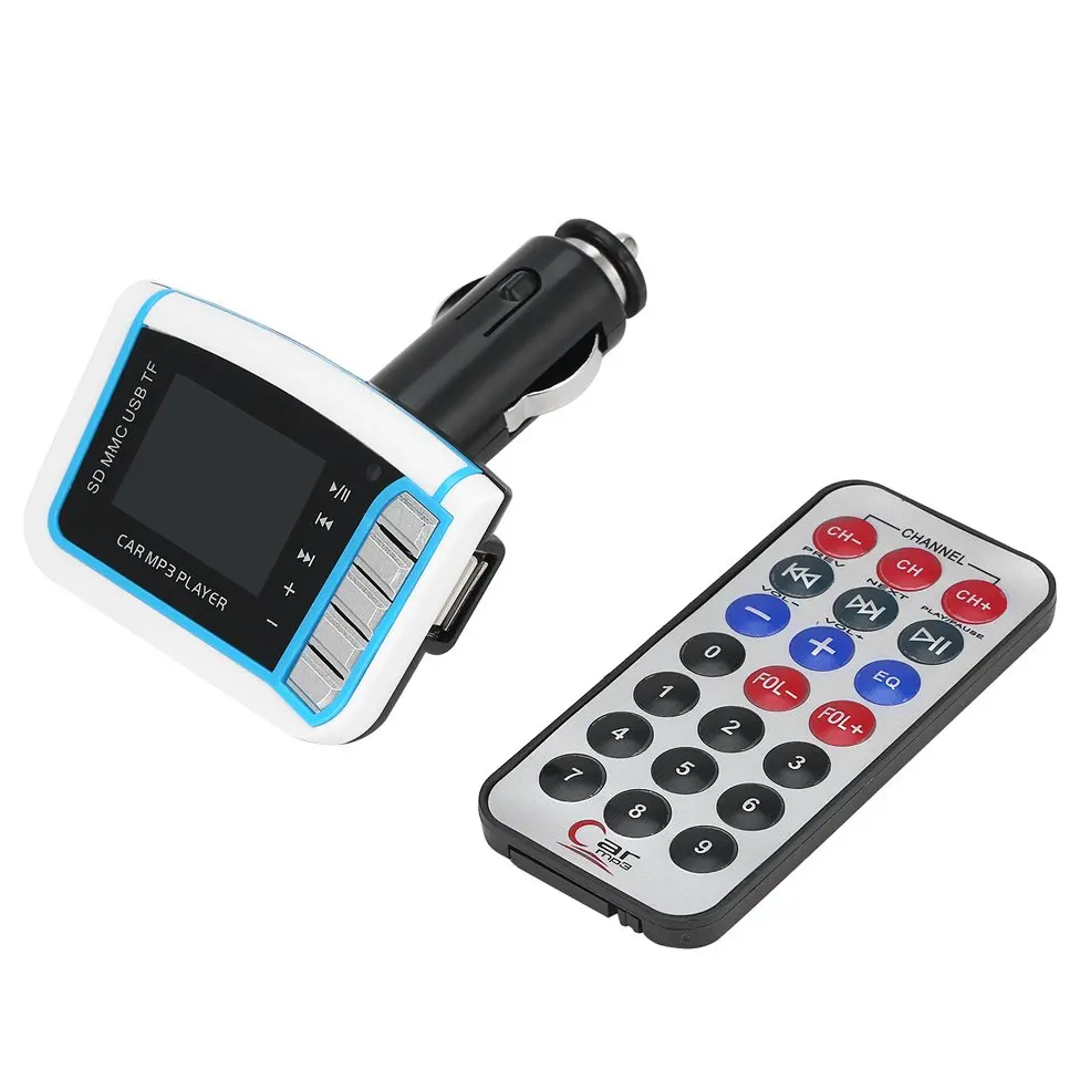 

10PCS Car MP3 Player TF Card USB Drive Remote 1.44" LCD Wireless FM Transmitter