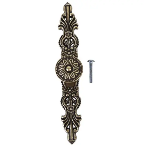 Promotion! 2 piezas de 165 mm bronce antiguo gabinete flor manejar manija la puerta del comercio | Обустройство дома