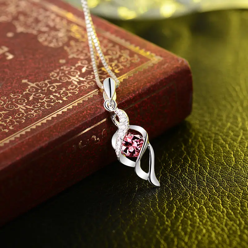 25x20mm Big Gemstone 22x18mm Tourmaline rose Zircone cubique De mariage femmes pendentif en argent 25x20mm Big Gemstone 22x18mm Tourmaline rose Zircone cubique De mariage femmes pendentif en argent