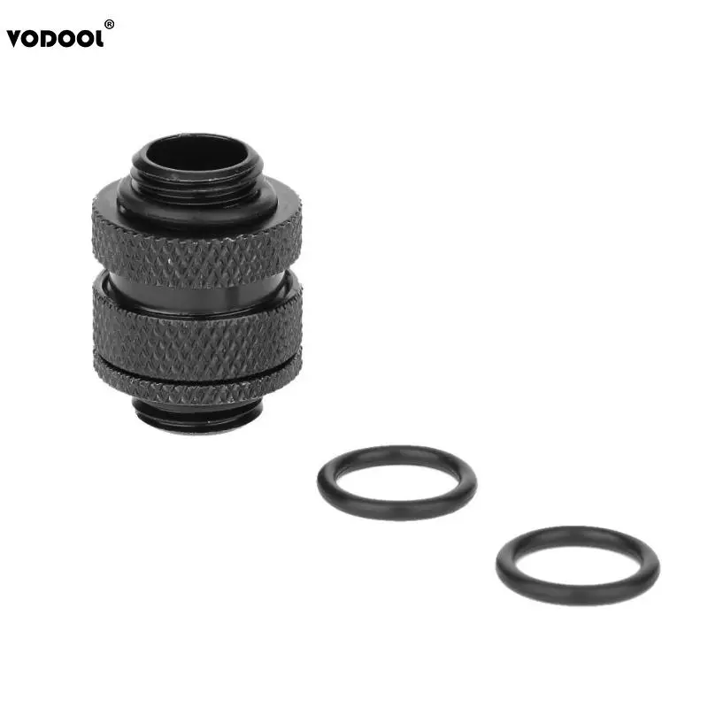VODOOL латунный двойной G1/4 &quotнаружная резьба ПК водяное охлаждение расширение