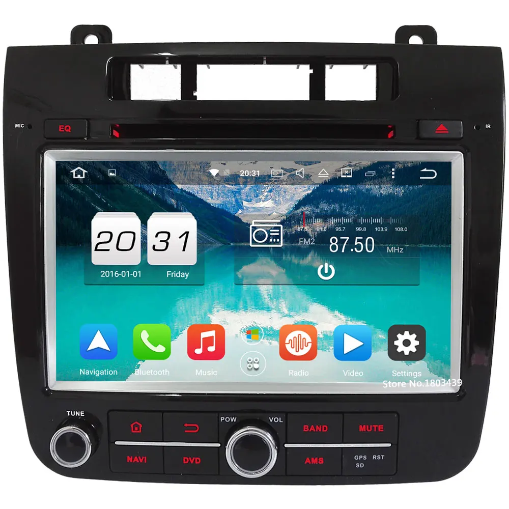 

32GB ROM Octa Core Android 6.0 WIFI 4G 4GB RAM DAB AUX Car DVD Multimedia Player Video Radio For Volkswagen VW Touareg 2010-2014