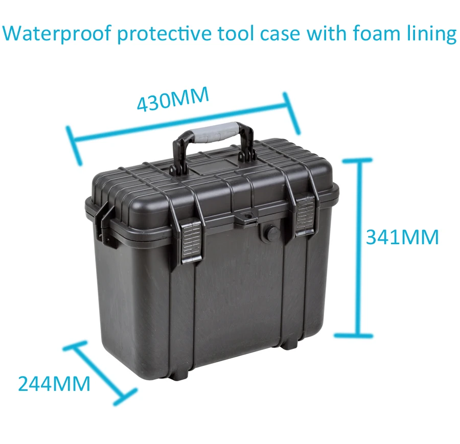 Tool case toolbox suitcase Impact resistant sealed
