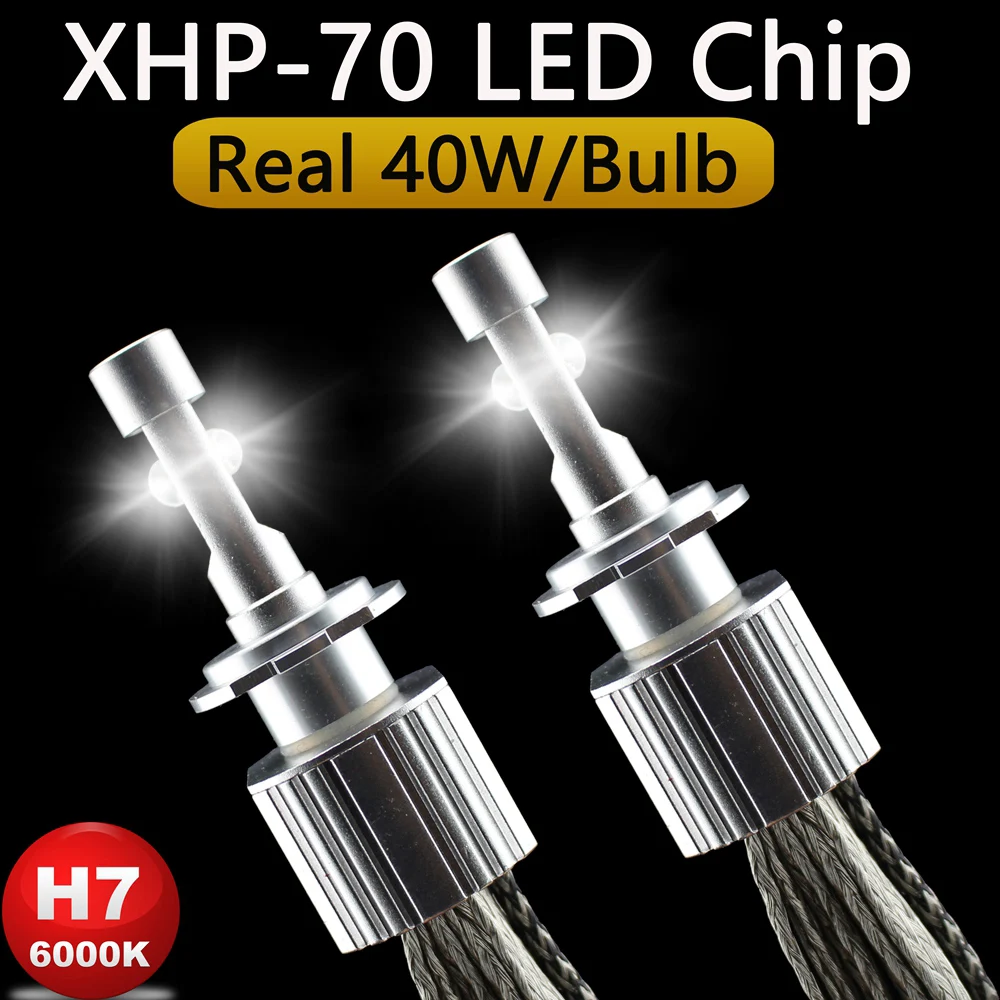 

XHP70 H7 LED Headlight Bulbs