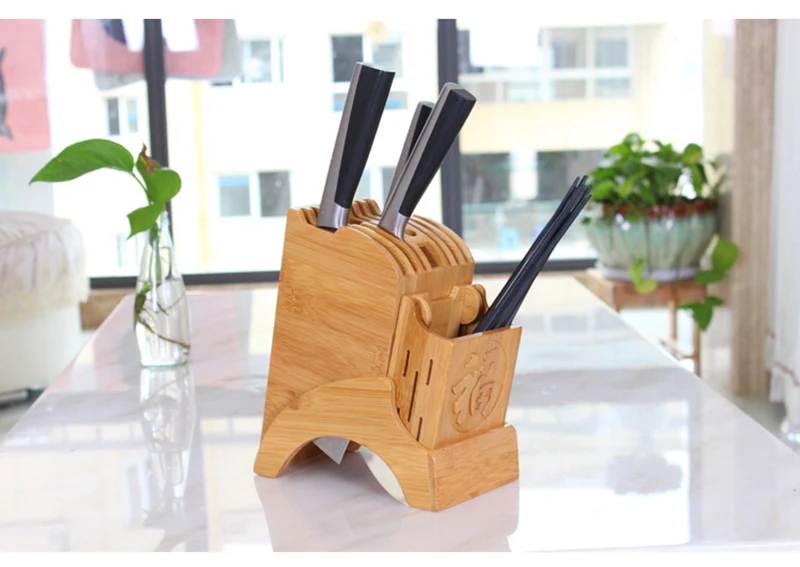Wood knife holder7