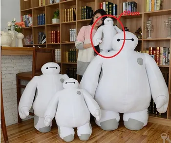 

High quality Custom made 100cm 150cm 180cm 200cm Big Hero 6 super big Mascot Baymax stuffed Plush toy doll model kids baby gift